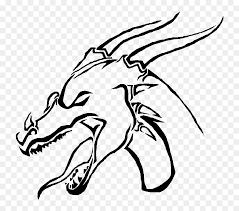 How to draw a fire dragon. Cat Carnivora Something Big Drawing Clip Art Cool Dragon Head Drawings Hd Png Download Vhv