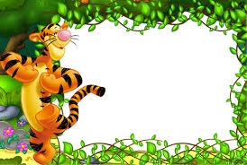 Disney classic winnie the pooh ceramic picture frame by michel & co. Frame Borders Border Framesticker Frame Tiger Marco Para Fotos Winnie Pooh Clipart Full Size Clipart 3962624 Pinclipart