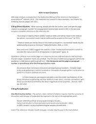 An apa reference page is a list of sources you've mentioned or used throughout your writing, formatted in the apa style, and should show every source you've directly referenced in your paper, or taken data from to help you write your paper. Https Www Msubillings Edu Asc Writingcenter Resources Writing Pdf Apa 20in Text 20citations Pdf