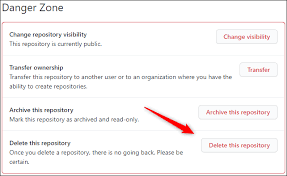 Delete a git repo from the web. How To Delete A Github Repository