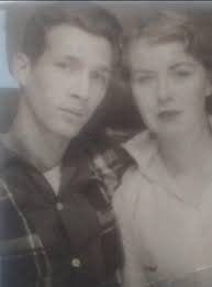 Johnny and Kathleen Henry in 1955, Fannin County, GA