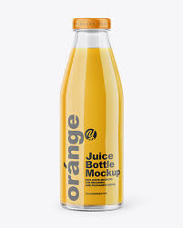 Download Clear Glass Bottle With Orange Juice Mockup In Bottle Mockups On Yellow Images Object Mockups PSD Mockup Templates
