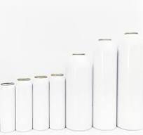 Custom White coated aluminum can,Wholesale White coated ...