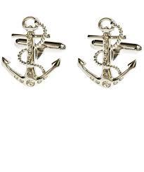 Tons of seafaring matey's and pirates have adopted the anchor as a symbol of their love for the open waters. Simon Carter Silberne Tattoo Anker Manschettenknopfe Jules B