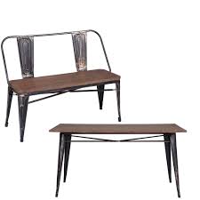 vintage dining table chair set retro