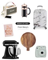 You might be wondering whether you should be thinking about wedding gift ideas for your spouse. Gift Guide Finding The Right Wedding Present Macy S Gift A Day Sweepstakes Green Wedding Shoes
