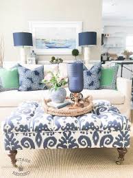 Vintage Refined Great Room Renovation Reveal Blue And White Living Room Blue Living Room Home Decor