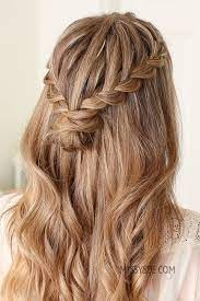 Half Up Lace Braid Mini Bun Missy Sue Formal Hairstyles For Long Hair Pageant Hair Braided Half Up Half Down Hair