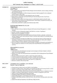 requirements analyst resume samples