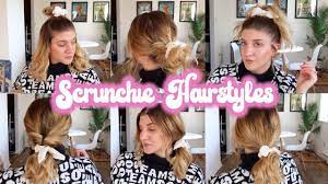 Quick Easy Hairstyles Using Scrunchies Easy Hairstyles Quick Easy Hairstyles Quick Hairstyles