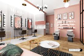 Beauty Studio Salon Cocooning Salon Moderne Salon Salle A Manger Salon Scandinave Salon Design In 2020 Salon Suites Decor Salon Interior Design Hair Salon Interior