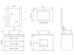 Standard Bathroom Vanity Sizes Interiorabigail Co