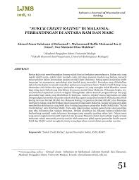 Surat akad ini dibuat rangkap 2, seluruhnya ditandatangani oleh kedua pihak pada hari dan tanggal di muka setelah dibubuhi materai dan surat perjanjian ini dipergunakan sebagaimana mestinya. Pdf Sukuk Credit Rating Di Malaysia Perbandingan Di Antara Ram Dan Marc
