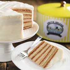 The Delicious Strawberry And Cream Smith Island Cake Smith Island Cake Cake Servings Southern Desserts