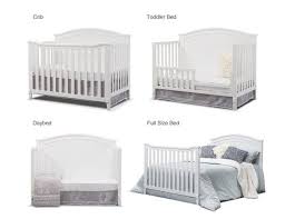 Sorelle Berkley Panel 4 In 1 Convertible Crib White Convertible Crib White Convertible Crib Cribs