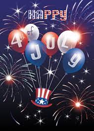 Happy 4th Of July Fireworks Balloons And Top Hat Card Ad Affiliate Fireworks July Happy Balloons 4th Of July Fireworks Balloons Happy 4 Of July