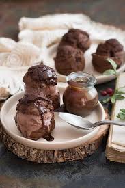 Chic Chic Chocolat Profiteroles Tout Chocolat Tout Chocolat Profiteroles Dessert Noel Individuel