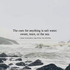Sweat tears or the sea. Facebook