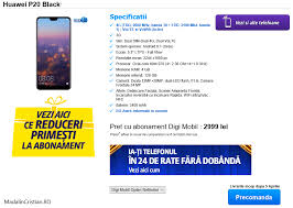 Con digi disfrutas de las mejores tarifas móviles y de un ahorro seguro. Huawei P20 È™i P20 Pro In Oferta Volte Digi Mobil Madalincristian Ro