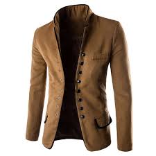 How to wear a blazer. Mens Blazers Camel Chinese Blazer Dress Suit Mandarin Collar Jacket Buttons Casual Slim Fit Coat Outwear 0379 Men Blazer Chinese Blazercamel Blazer Mens Aliexpress