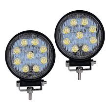 Yitamotor Round Led Light Bar Led Work Light Led Light Bars Work Lights
