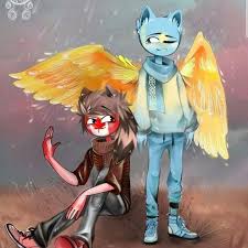 Brasil é uma garota que está começando seu segundo ano de ensino médio na escola country. Canada Kazakhstan Countryhumans Kanada Kazahstan Country Art Anime Cartoon