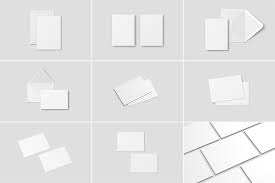 5x7 Inches Postcard And Envelope Mockups In Stationery Mockups On Yellow Images Creative Store