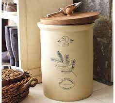 Decorative food storage not only keeps the dog food safe and fresh but also gives you the feeling you love your dog most and look beautiful inside your house. Vintage Pet Food Storage Container With Scoop Kitchen Accessories Pottery Barn
