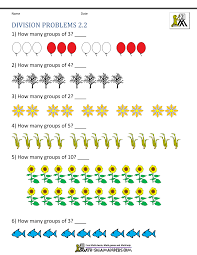 2nd grade division worksheets