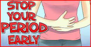 Vitamins a and c are antioxidants that can reduce free radical damage and control. How To Stop Your Period Early