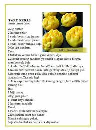 Tart nenas, biskut yang tidak pernah lekang oleh masa. Resepi Inti Tart Nenas Resepimyresepi Boloit Com
