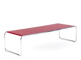 Marcel breuer coffee table white wood and steel, circa 1960. Knoll International Laccio Table Laccio 2 Large Laminate Red By Marcel Breuer 1925 Designer Furniture By Smow Com