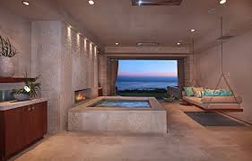 Strand Beach Indoor Jacuzzi Contemporary Patio Outdoor Bed Swing
