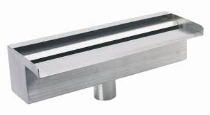 1ft 5inch Stainless Steel Waterfall Blade Cascade Spillway Sheer Descent 89 99 In 2020 Water Wall Fountain Water Walls Steel Art