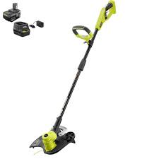 Maybe you would like to learn more about one of these? Ryobi One 18v 13 In Cordless Battery String Trimmer Edger With 4 0 Ah Battery And Charger P2080 The Home Depot