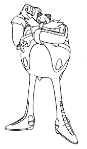 He's got the master plan, devising many schemes in attempts to destroy sonic and conquer the world, but he fails 99% of the time; Dr Eggman Coloring Pages Hantverk Gor Det Sjalv