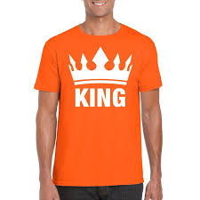 Kroontjes voor koningsdag klik op de onderstaande afbeelding om de kleurplaat af te drukken. Oranje Koningsdag King Shirt Met Kroon Heren In Oranje Artikelen Winkel Oranjeshopper