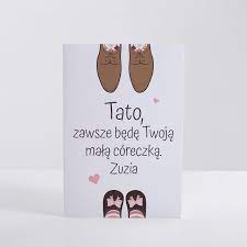 Serdecznie zapraszam do mojej galerii ! Kartka Na Dzien Taty Od Corki