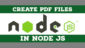 Create A Pdf Document In Node Js Youtube