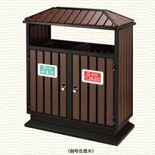 Outdoor Anti Wpc Wood Plastic Waste Bins