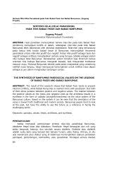 Itulah tadi kumpulan contoh soal hikayat pilihan ganda beserta jawabannya. Http Jurnal Unpad Ac Id Sosiohumaniora Article View 5405 2767