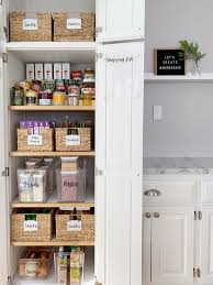 The secret in organizing kitchen cabinets is simply to arrange items based on how often you use them. How To Organize A Cabinet Style Pantry Style Dwell