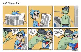 Doyathing Official Video Gorillaz Featuring Andre 3000 And James Murphy Instantreigen S Trash Blog Gorillaz Gorillaz Art Comics