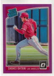 Mar 17, 2021 i'm super excited about this shohei ohtani baseball card. Free 2018 Panini Donruss Optic Purple Parallel Prizm Shohei Ohtani Rookie Card Los Angeles Angels Sports Trading Cards Listia Com Auctions For Free Stuff