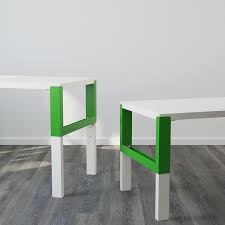 Fabrication européenne.description • 4 tablettescaractéristiques • en chêne massif abouté huiléretrouvez toute la collection domeno sur laredoute.fr dimensions • longueur : Pahl Bureau Avec Etagere Blanc Vert 128x58cm Ikea Canada Ikea