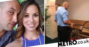 Husband who shared photo of wife and unborn child in coffin reveals  heartbreak