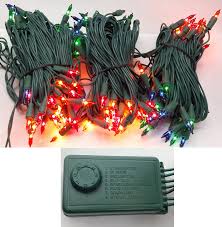 Multi Miniature Christmas Lights With 8 Function Controller 5140multi