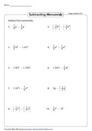 To link to this page, copy the following code to your site Math Worksheets 4 Kids On Twitter Practice Our Latest 120 Printable Worksheets On Subtracting Monomials Subtracting Binomials Subtracting Polynomials Access The Link Https T Co Krxpzquds8 Happy Learning Subtractingpolynomials Worksheets