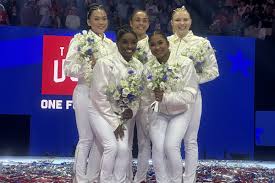 Biles, Lee, Chiles, Carey and Rivera make the Paris Olympic team at U.S.  Trials