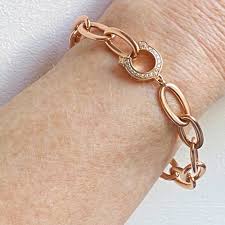 Cartier bracelets are the highest indulgence, their delicate and simple designs allow for every unique individual to fall in love with them. C De Cartier 18ct Rose Gold Bracelet Sold Plaza Jewellery
